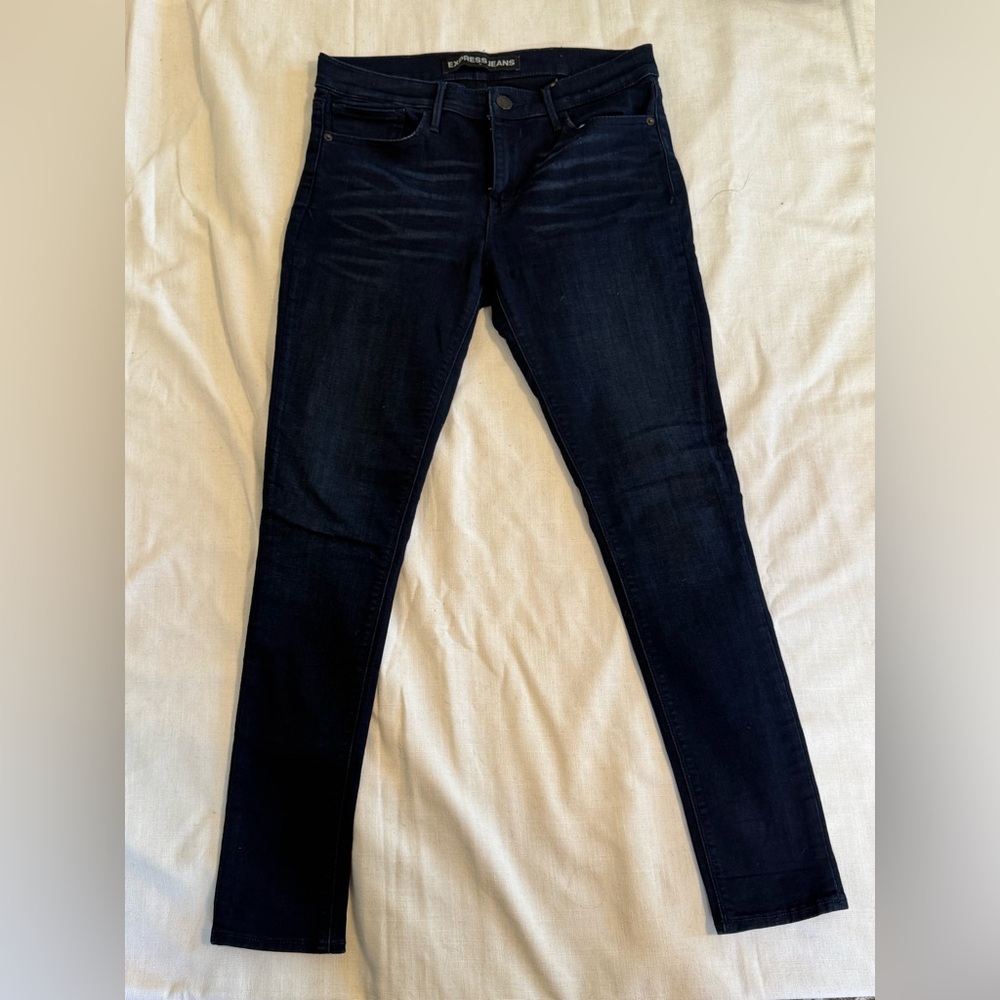 Express 10r Women's Dark Blue Jeans